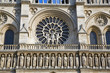 france,paris : notre-dame,façade : grande rose france,paris : notre-dame,façade : grande rose