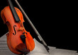 Musical instrument – violin and notes
