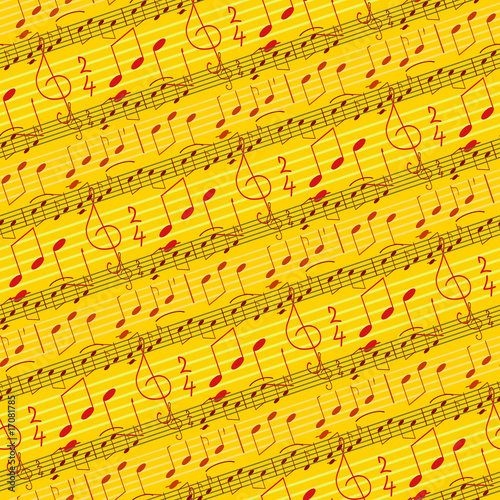 music note wallpaper. Seamless wallpaper with music