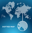 Vector Dotted Map of the World