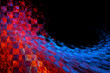 Abstract fractal futuristic background