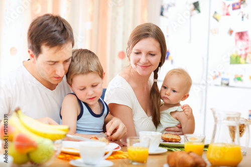Photo: Family breakfast Family breakfast
