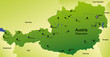 detailed vector map of austria detailed vector map of austria