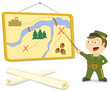 Soldier explains plan of action