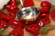 Delicious sweet red pepper pickles jars Delicious sweet red pepper pickles jars