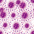 Seamless art dandelion violet pattern Seamless art dandelion violet pattern