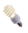 Electrical fluorescent energy-saving lamp on white