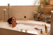 Entspannen bei einem Bubblebath