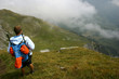 Going downhill of Kom Vasojevica (altitude 2461m)