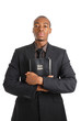 Man holding a bible showing commitment Man holding a bible showing commitment