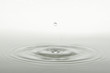 Goutte en suspens
