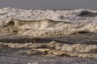 Vagues après la tempête sur la plage de Berck-sur-mer (Côte d'Op Vagues après la tempête sur la plage de Berck-sur-mer (Côte d'Op