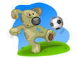 dog with ball