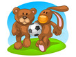 bear and rabbit