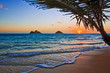 Pacific sunrise at Lanikai beach, Hawaii Pacific sunrise at Lanikai beach, Hawaii