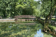 Beautiful colour of  spring Bosna river in Sarajevo