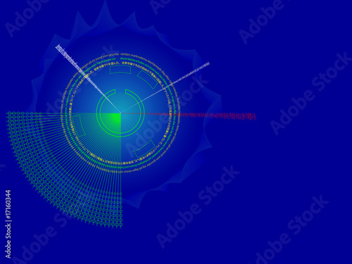 Blue techno international background Blue techno international background
