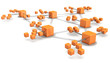 Business network concept Business network concept