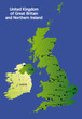 detailed vector map of great britain / uk detailed vector map of great britain / uk