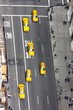 Yellow taxis in New York seen from the Empire State Building