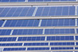serie pannelli solari in orizzontale