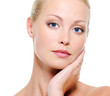 Portrait of beauty woman with healthy skin