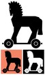 Vector: Decorative Trojan horse Decorative Trojan horse