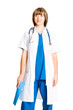 smiling medical doctor with stethoscope