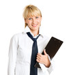 business woman isolated