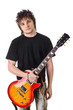 Rocker with electric guitar