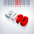 2010 vector greeting card. Editatble.