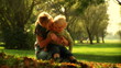 Mutter und Kind im Park 35mm Adapter Mutter und Kind im Park 35mm Adapter