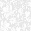 Floral vector seamless pattern.