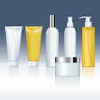 Cosmetic container templates for designers.
