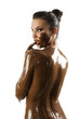 Foto: girl with chocolate on her body girl with chocolate on her body