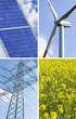 Heizkosten, Windkraft und Sonnenenergie, Strommast
