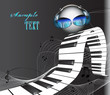 music background. vector