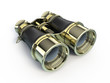 Binoculars isolated on white