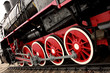 Wheels of the old express train