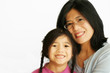 Asian mother with her daughter