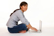 woman and laptop