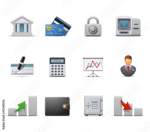 Business and finance icons
