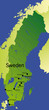 detailed vector map of sweden detailed vector map of sweden