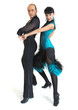 Couple dancers latina style Couple dancers latina style