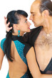 Couple dancers latina style Couple dancers latina style