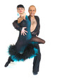 Couple dancers latina style Couple dancers latina style