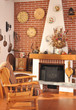interno di casa di montagna