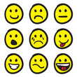 Cartoon Smiley Faces