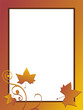 Autumn frame Autumn frame