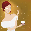 elegance party woman